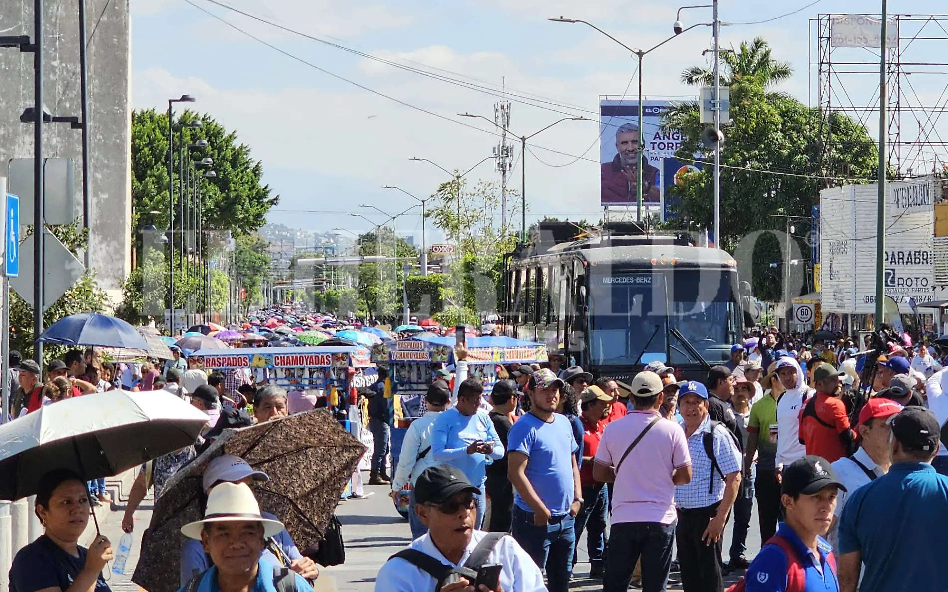 SNTE MANIFESTACION AVENIDA